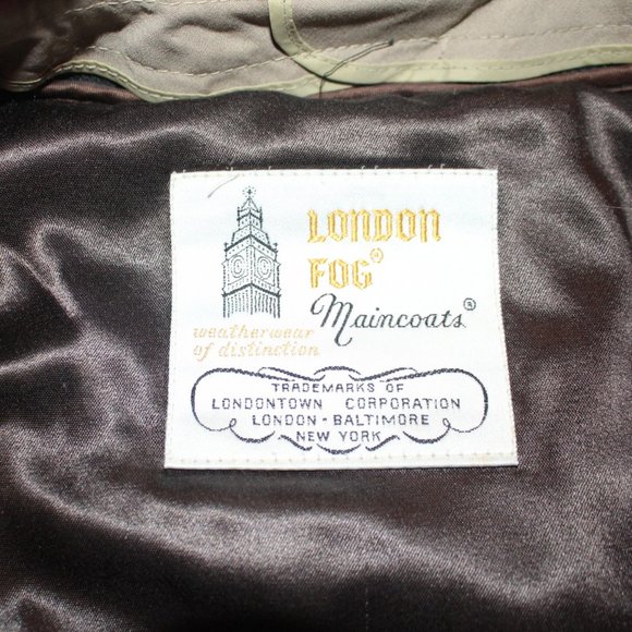 London Fog Trench/Overcoat - Picture 2 of 5